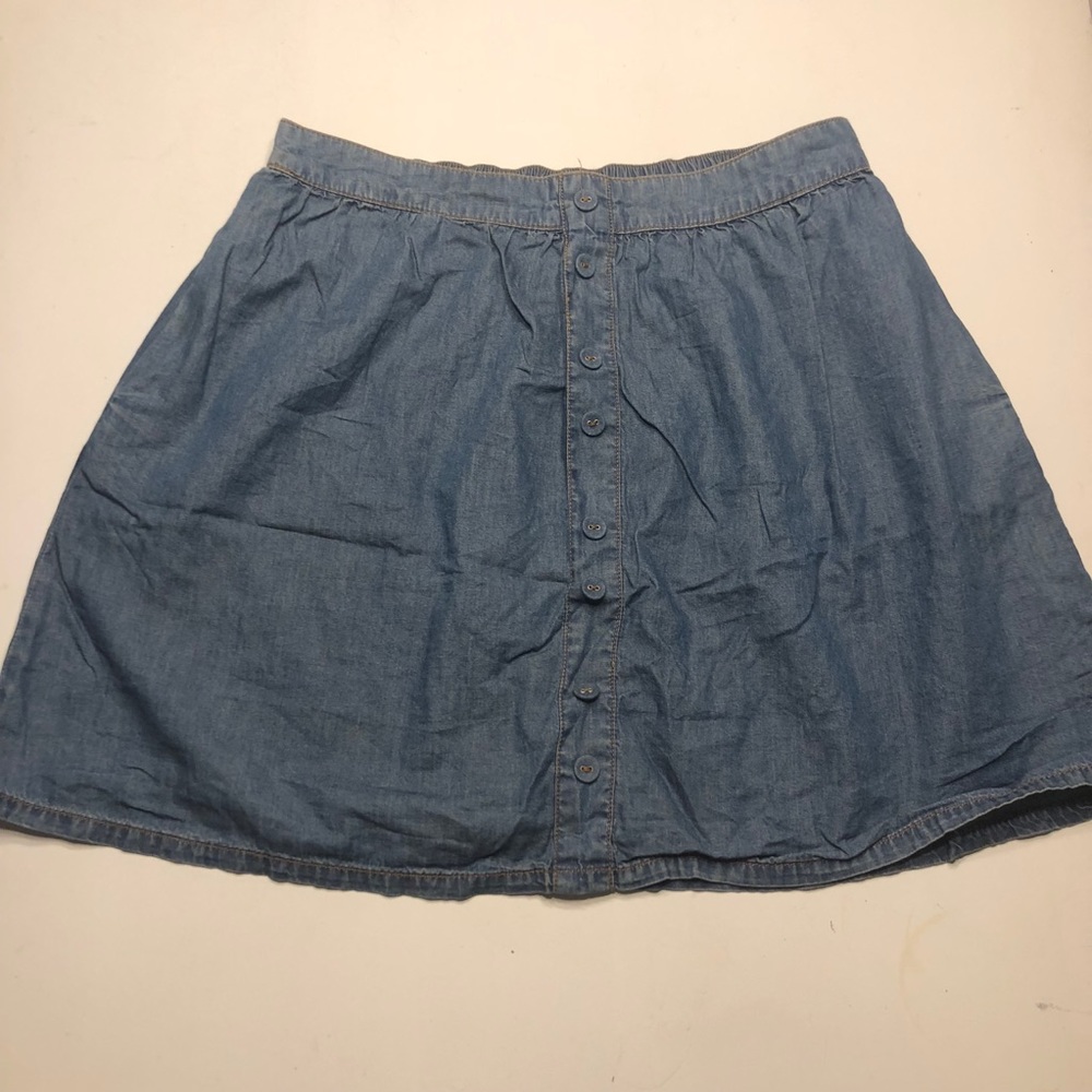 Soft denim skirt